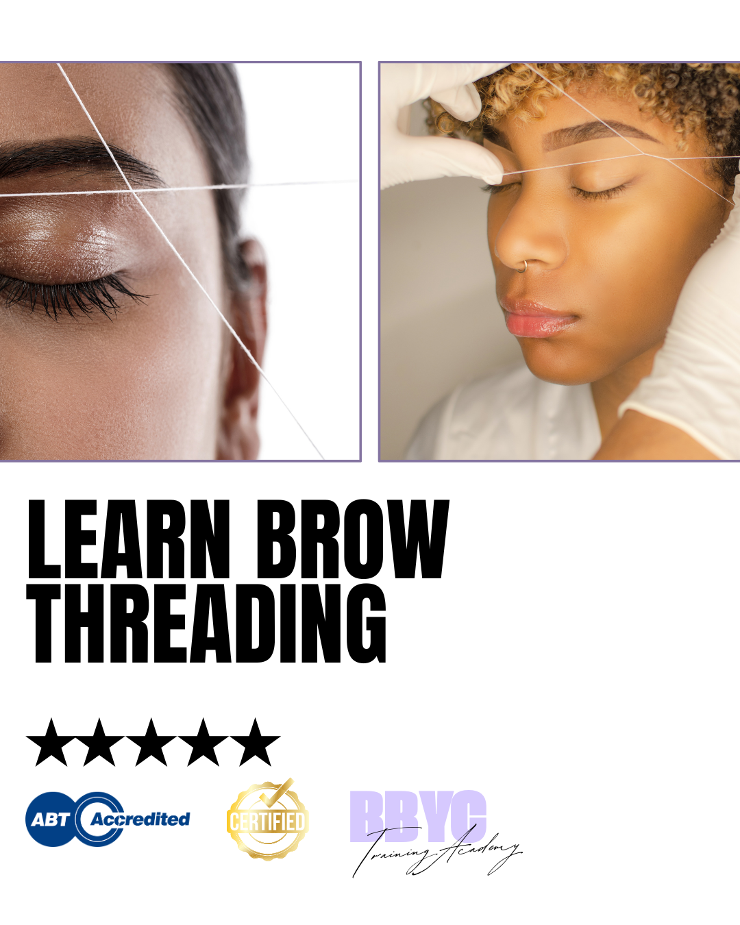 BBYCACADEMY Learn Brow Threading