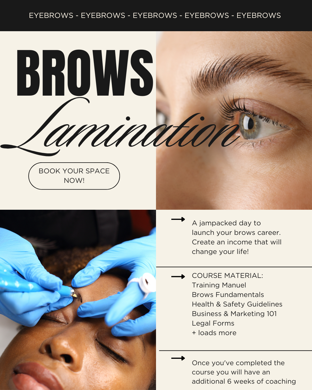 BBYCACADEMY Learn Lash Lift & Tint plus Brow Lamination