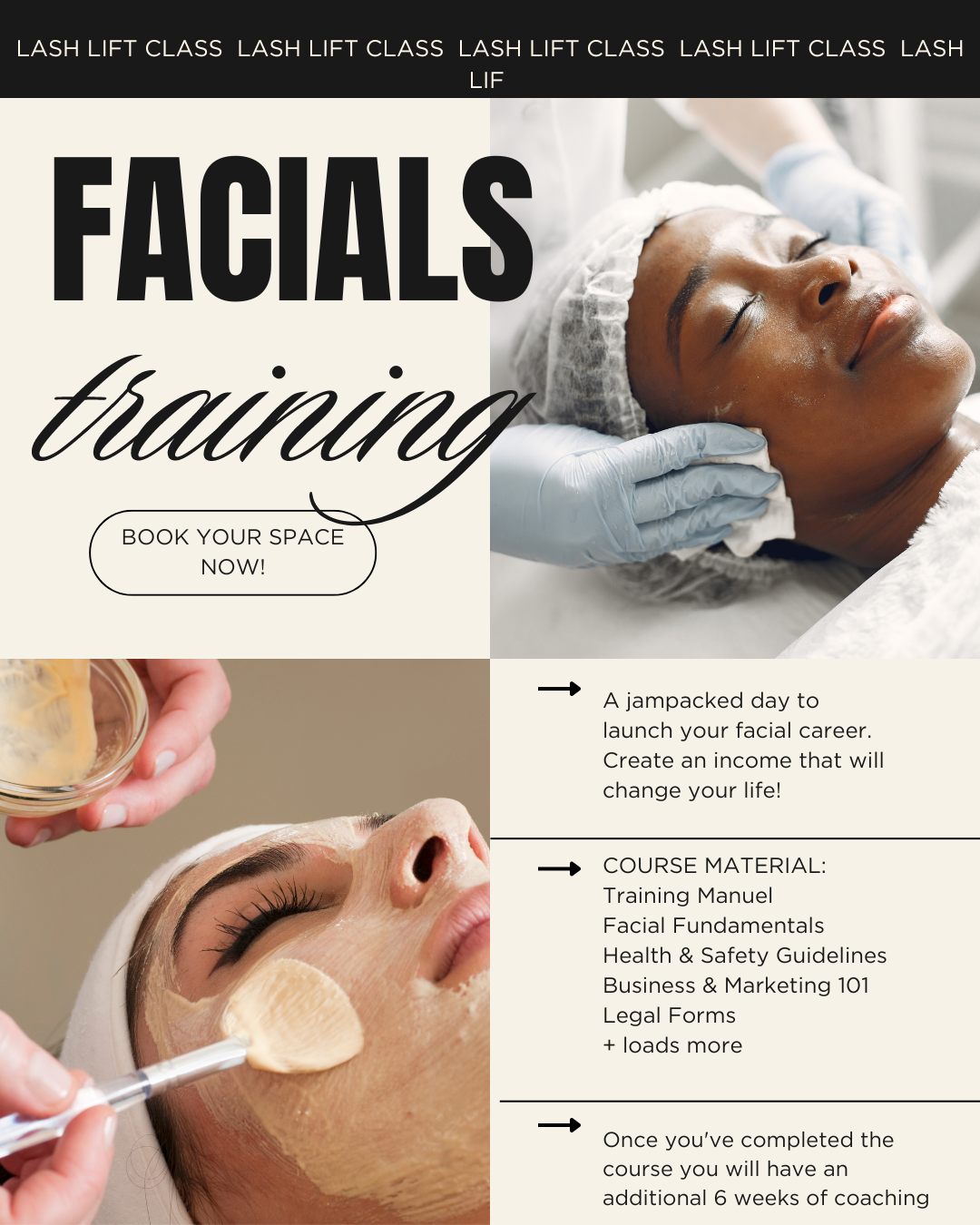 BBYCACADEMY Learn Luxury Facial (ONLINE)